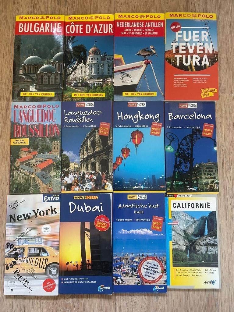 Diverse reisgidsen Europa - Azië - Amerika - Afrika, Capitool, Europa, Diverse auteurs, Ophalen of Verzenden