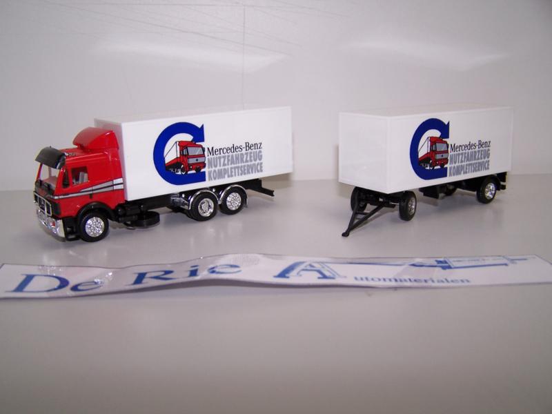Mercedes- Benz Nutzfahrzeug Komplettservice truck, Hobby en Vrije tijd, Modelauto's | 1:87, Nieuw, Bus of Vrachtwagen, Herpa, Ophalen of Verzenden