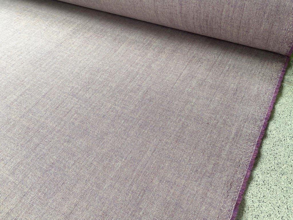 Kvadrat Remix 3 682; paars lila roomwit; 17 meter meubelstof, Hobby en Vrije tijd, Stoffen en Lappen, Wol, 120 cm of meer, Paars