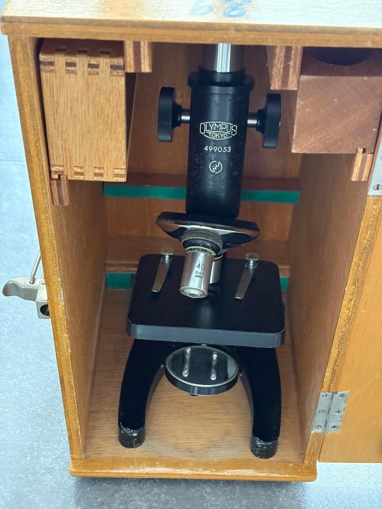 Olympus Tokyo Microscoop No: 499053, Audio, Tv en Foto, Optische apparatuur | Microscopen, Ophalen of Verzenden, Gebruikt, Biologische microscoop
