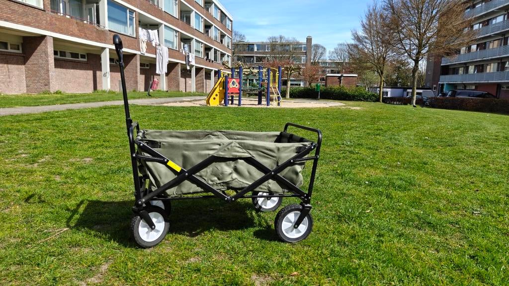 Inklapbare bolderkar, Caravans en Kamperen, Bolderkarren, Ophalen, Opvouwbaar, Gebruikt