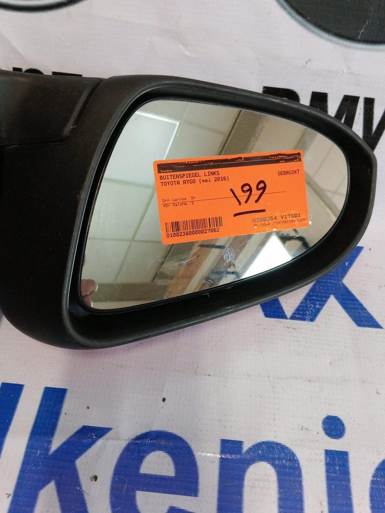 Toyota Aygo Buitenspiegel links 2016, Auto-onderdelen, Spiegels, Toyota, Gebruikt, Ophalen of Verzenden