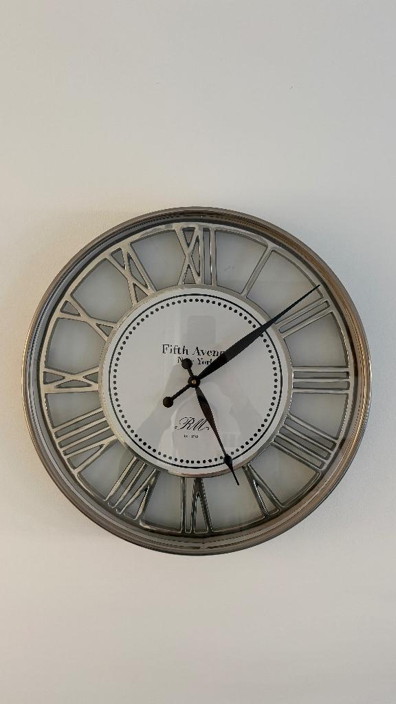 Rivièra Maison Fifth Avenue Clock, Huis en Inrichting, Woonaccessoires | Klokken, Ophalen of Verzenden, Zo goed als nieuw, Analoog