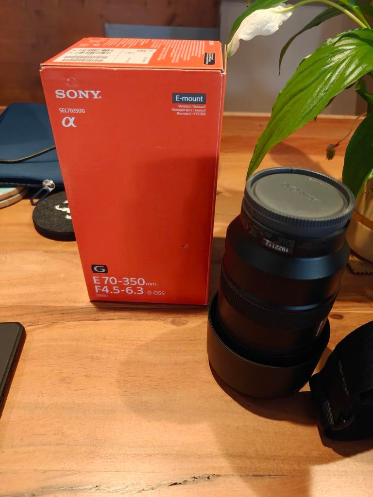 Sony E 70-350mm F4.5-6.3 G OSS Lens (SEL70350G), Ophalen, Zo goed als nieuw, Telelens, Zoom