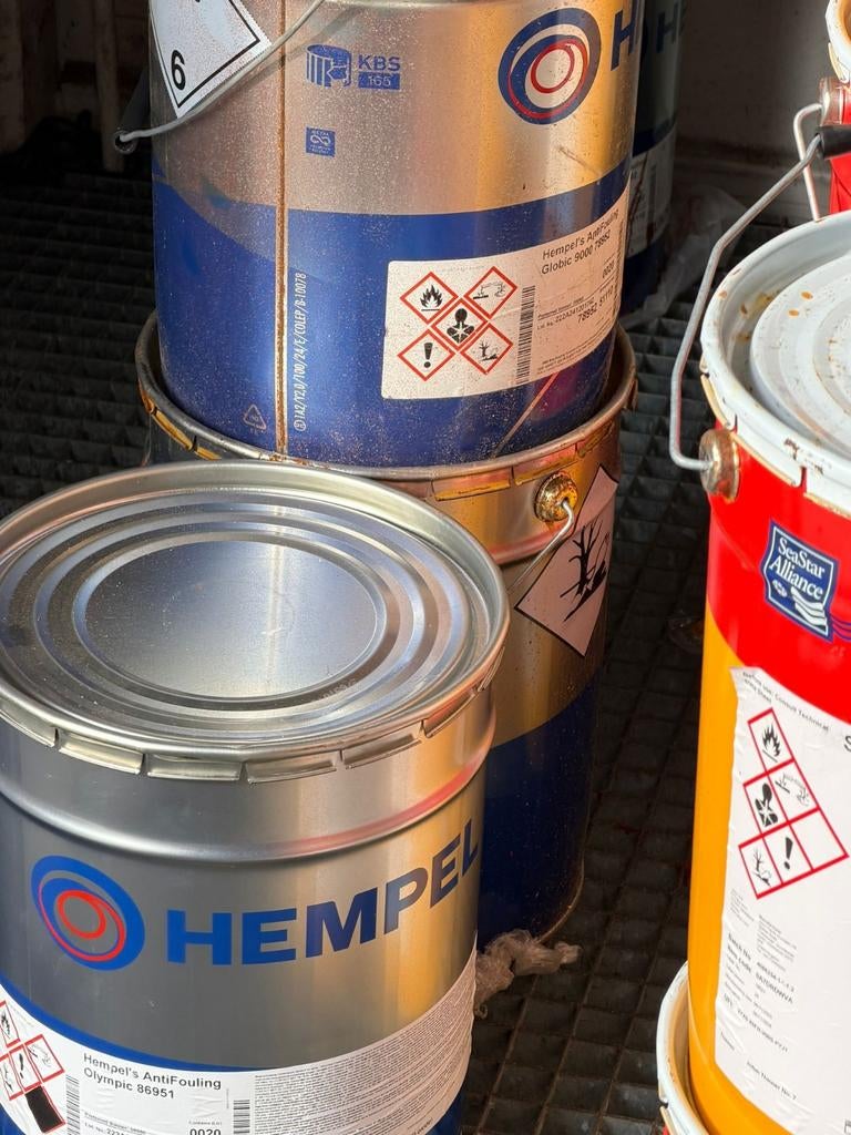 Hempel globic en jotun antifouling zwart 5 liter, Ophalen of Verzenden