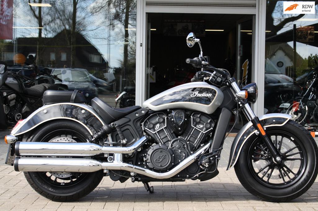 Indian Chopper 61 Scout Sixty ,24 mnd Mono Brand Dealer Gara, Motoren, Motoren | Overige merken, Chopper, Maeijer Motors, Indian