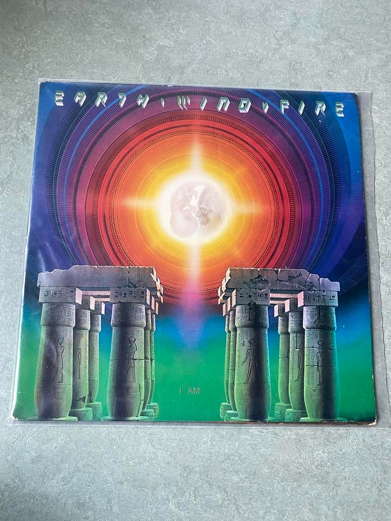 Earth, Wind & Fire - I Am (LP, 1979) met Boogie Wonderland, Ophalen of Verzenden, 1970 - 1979, Gebruikt, 12 inch