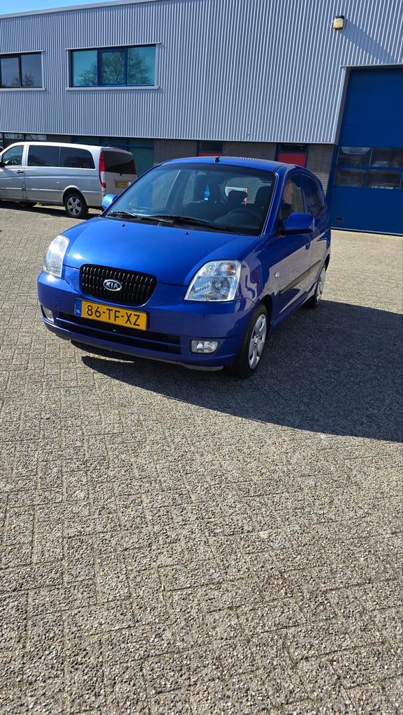 Kia Picanto 1.0 2006 Blauw, Auto's, Voorwielaandrijving, 836 kg, 4 cilinders, 61 pk