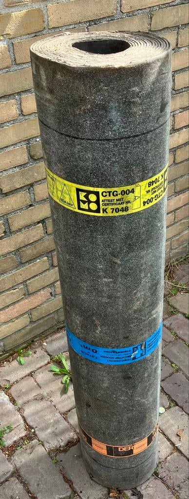 Dakbitumen Derbigum P+G - 8m² rol, Doe-het-zelf en Verbouw, Ophalen, Overige materialen, Zwart, Nieuw