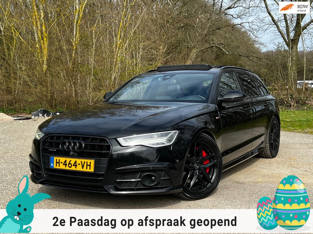 Audi A6 Avant 3.0 TDI BiT quattro S line Edition | 320PK | P, Auto's, Automaat, Gebruikt, 320 pk, Zwart