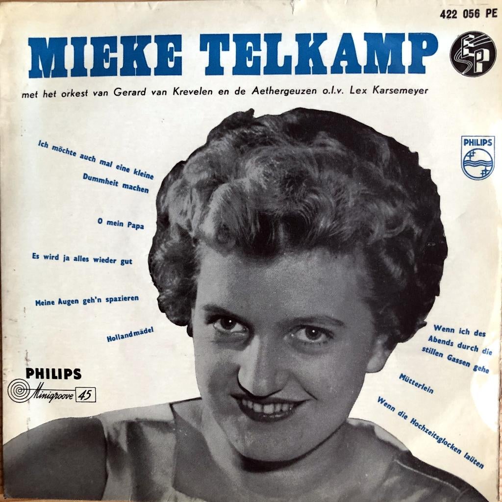 1956    Mieke Telkamp   Potpourri No. 1 EP     , Verzenden, Overige genres, 7 inch, Zo goed als nieuw