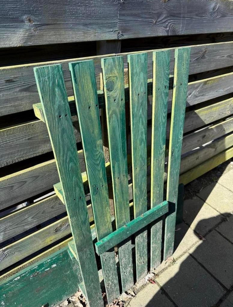 Pallet (gelakt), Ophalen, Gebruikt