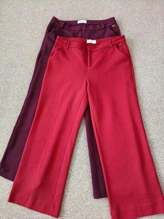 Elegante Piqué Broeken Maat 44 in 4 Kleuren Pom Amsterdam, Verzenden, Maat 42/44 (L), Zo goed als nieuw, Lang