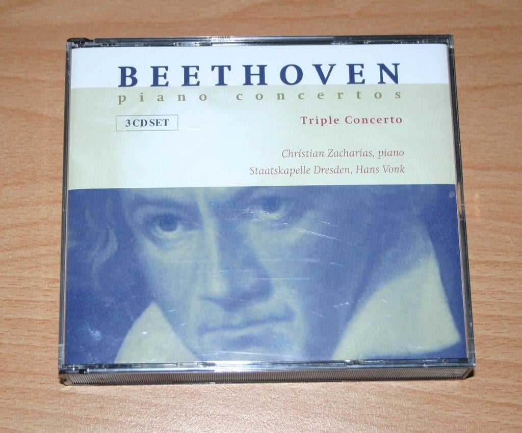 Beethoven, Piano concertos, Triple Concerto, 3 CD, Ophalen of Verzenden, Classicisme, Zo goed als nieuw, Orkest of Ballet