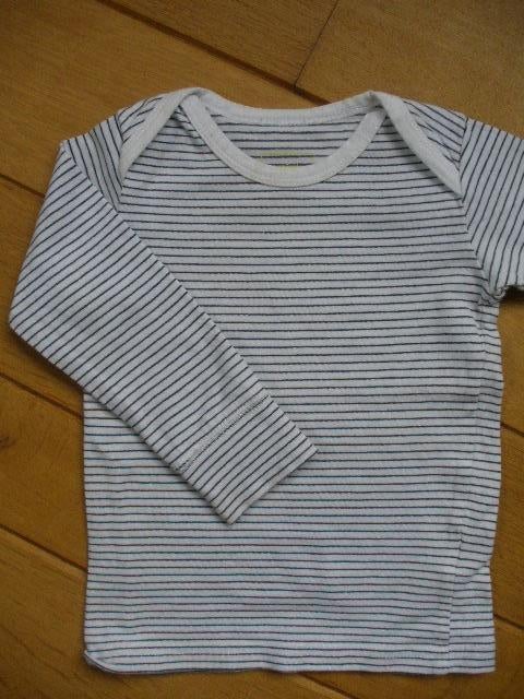 MINI MIZE t- shirt wit zwarte streep maat 68, Jongetje of Meisje, Ophalen of Verzenden, Zo goed als nieuw, Mini Mize