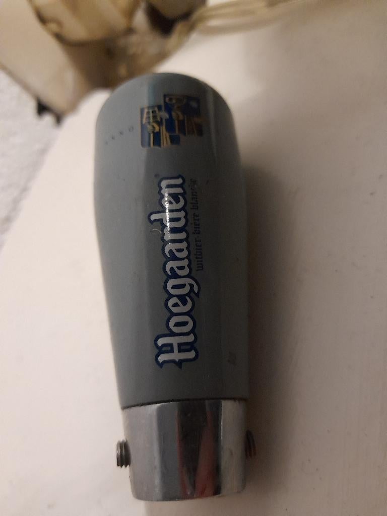 nieuwstaat 2x porselein hoegaarden biertap knop *, Verzamelen, Ophalen of Verzenden, Zo goed als nieuw, Overige merken