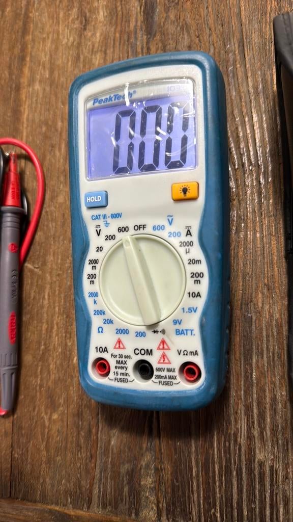 Peaktech 1035 multimeter, Doe-het-zelf en Verbouw, Meetapparatuur, Ophalen of Verzenden, Zo goed als nieuw, Multimeter