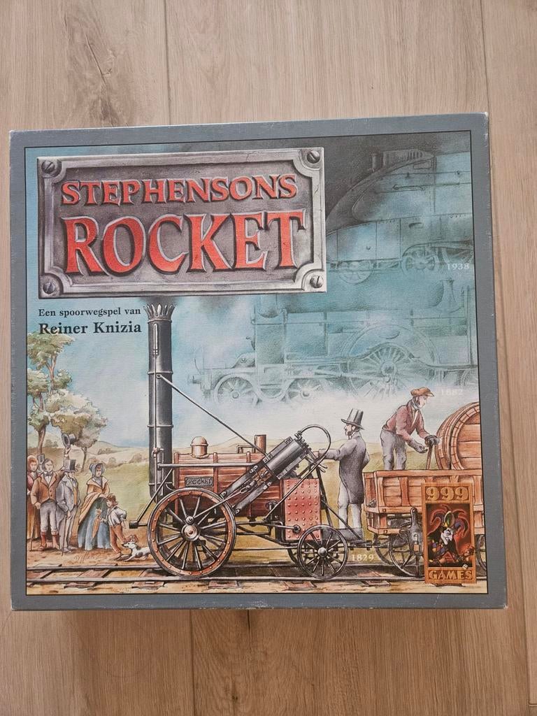 Stephenson's Rocket van Reiner Knizia, Hobby en Vrije tijd, Gezelschapsspellen | Bordspellen, Ophalen of Verzenden, Zo goed als nieuw