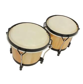 Bongo drum massief houten dubbele trommel, Muziek en Instrumenten, Percussie, Ophalen of Verzenden, Nieuw, Trommel