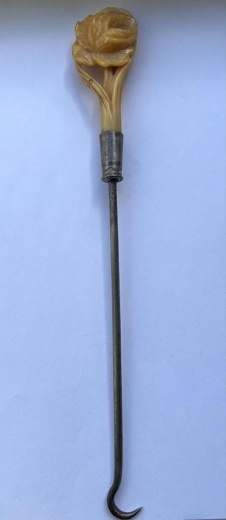 Prachtige antieke veterhaak uit New York circa 1870, Antiek en Kunst, Verzenden