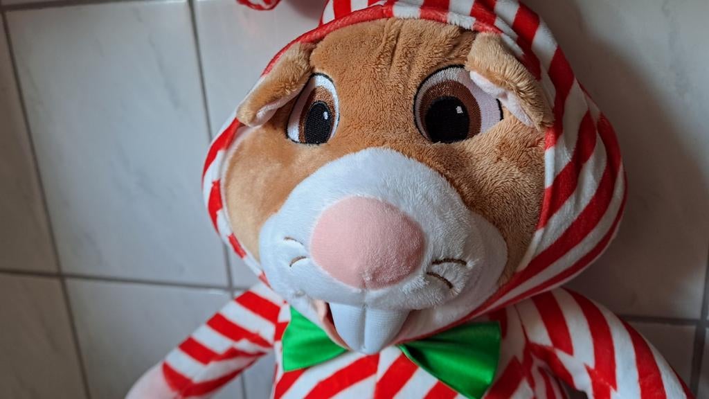 Kerst knuffel hamster AH zuurstok 50 cm, Albert Heijn, Onbekend, Ophalen of Verzenden, Onbekend
