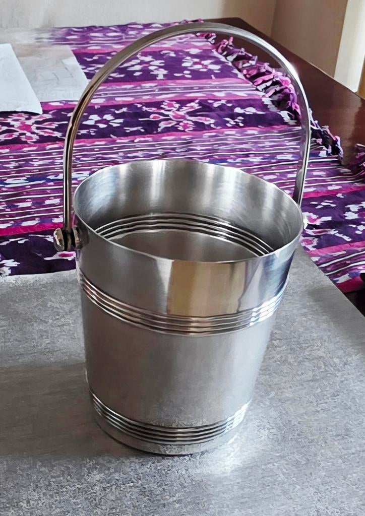 Zeldzaam Christofle Biarritz Verzilverd Ijsemmer, Ophalen of Verzenden