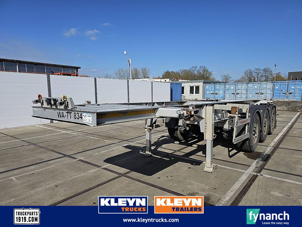 KÄSSBOHRER CS 20 FT TANK bpw alcoa's 3250kg, Bedrijf, Zilver of Grijs, Aanhangers en Opleggers, Te koop