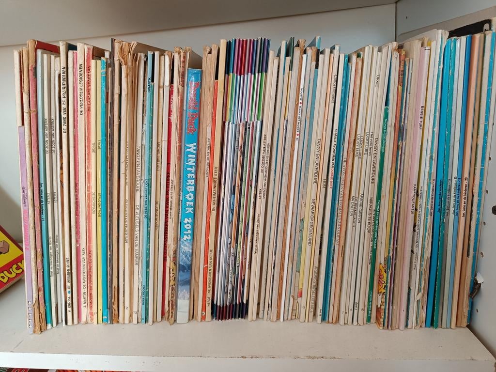 Grote partij vintage stripboeken, Boeken, Stripboeken, Meerdere stripboeken, Ophalen of Verzenden, Gelezen