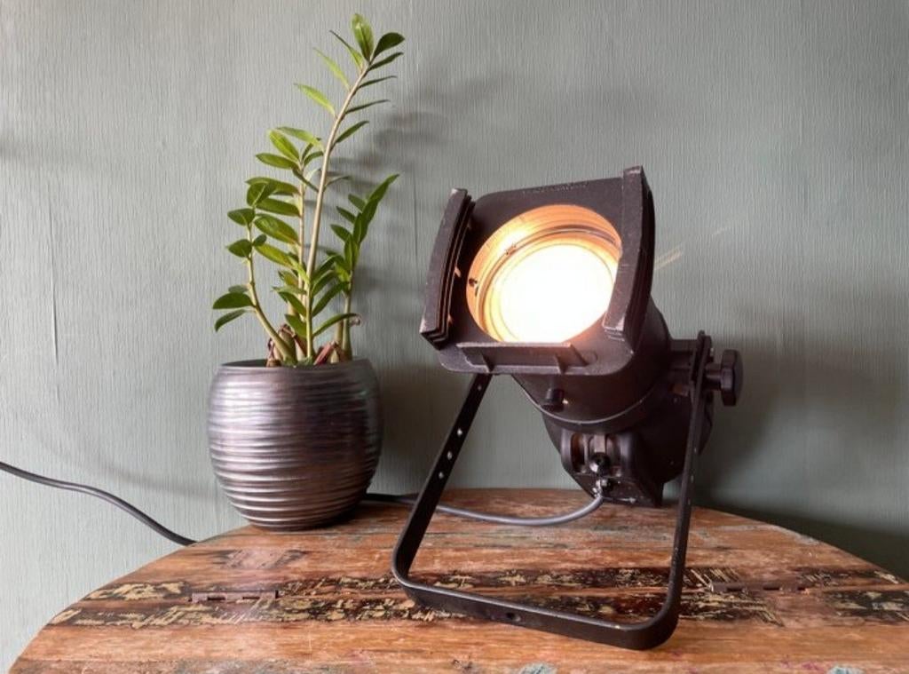 Antieke Engelse Strand Electric theaterlamp, Ophalen of Verzenden