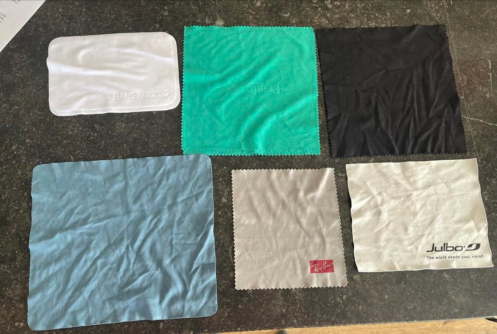 Diverse soorten brillendoekjes, Sieraden, Tassen en Uiterlijk, Zonnebrillen en Brillen | Dames, Overige merken, Gebruikt, Overige kleuren