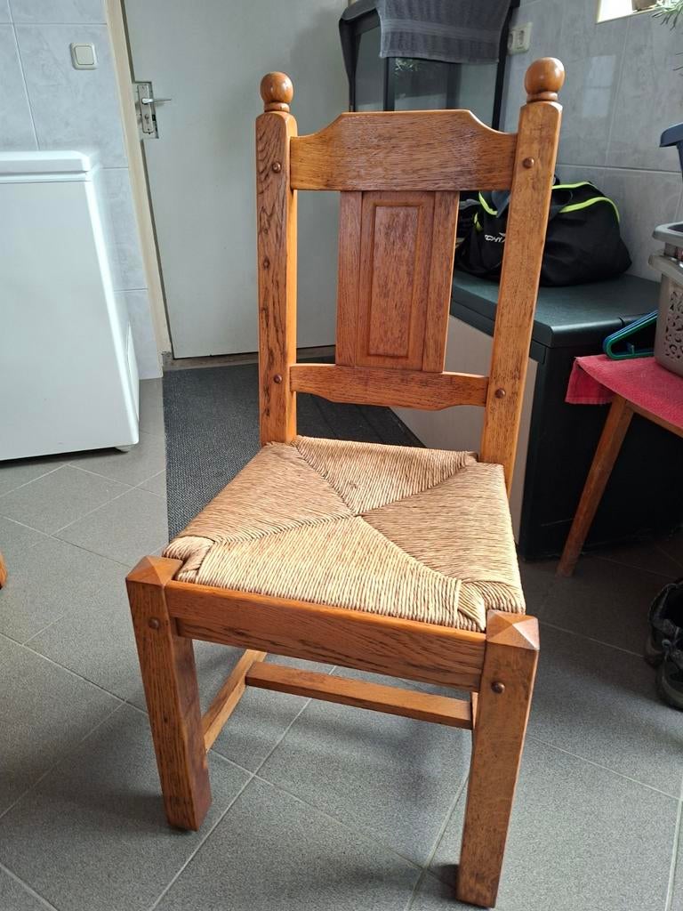 Massief eiken eethoek., Ophalen