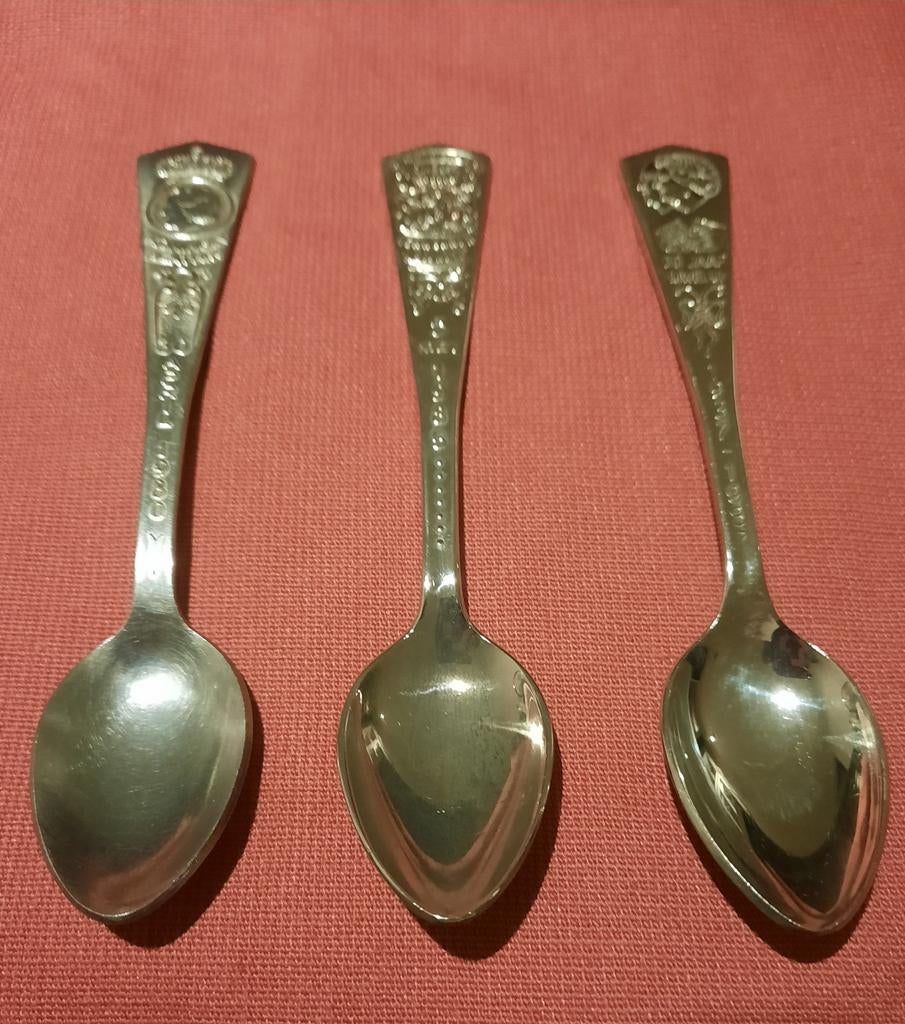 Set van 3 Koninklijke Herdenkingslepeltjes, lepeltjes, Ophalen