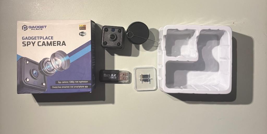 Spy Camera 1080P Full HD, Ophalen of Verzenden, Nieuw, Binnencamera
