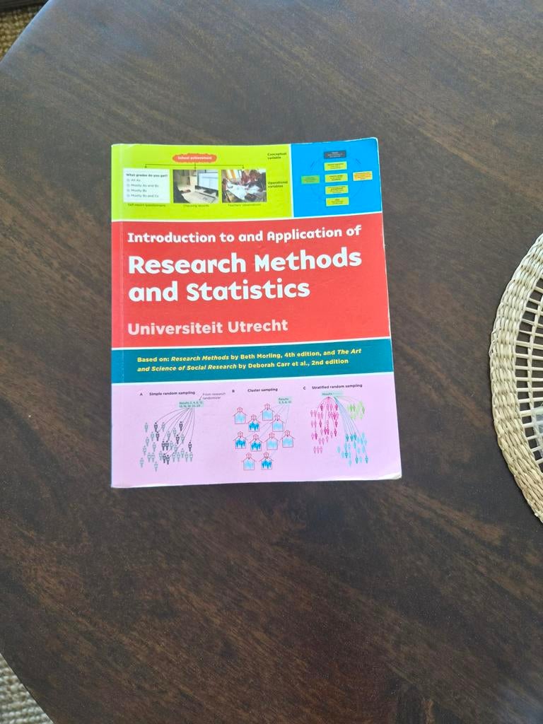 Research methods and statistics boek, Ophalen of Verzenden, Gamma, Beth Morling, Deborah Carr et al., WO