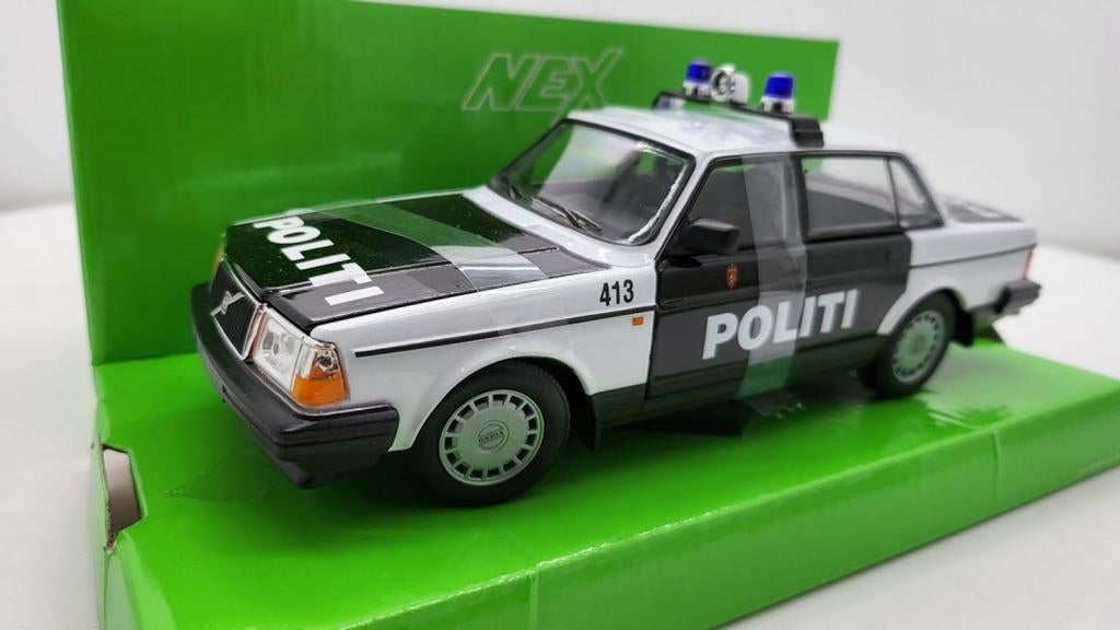 Volvo 240 GL Noorwegen Politie, Ophalen of Verzenden, Nieuw, Welly