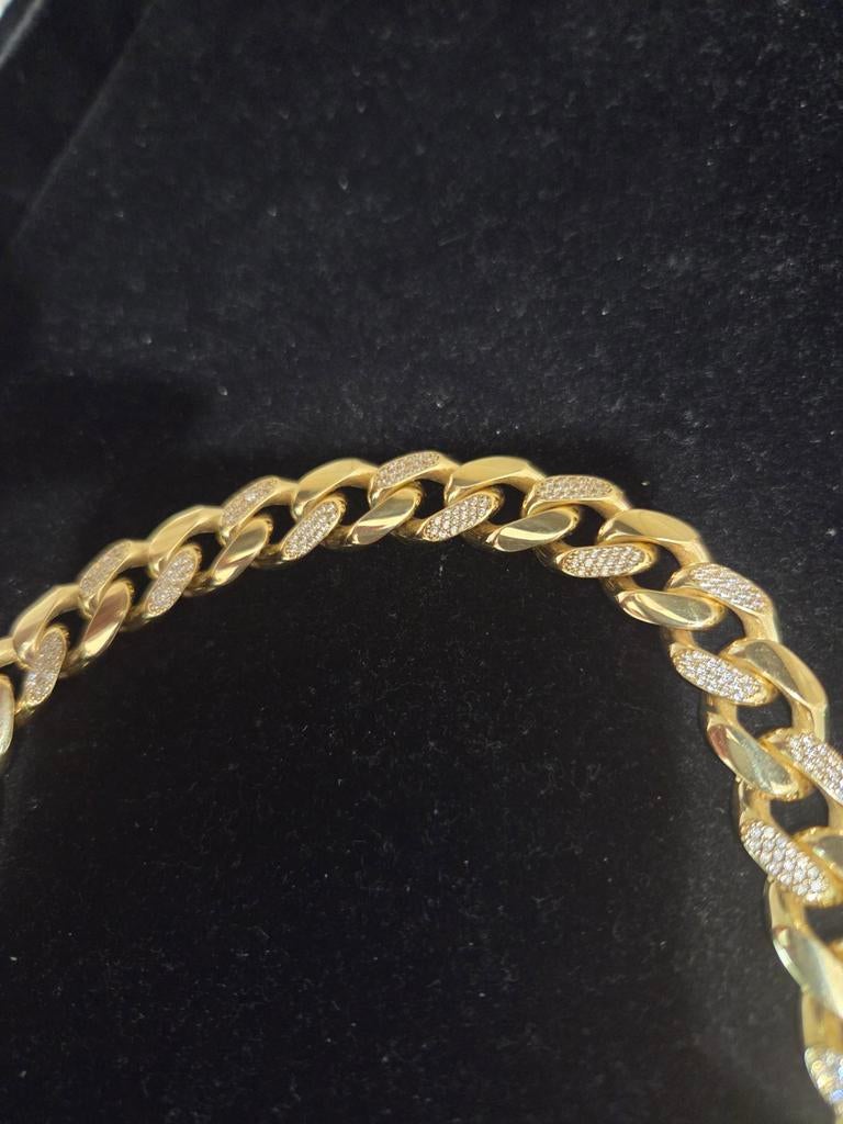 14 k gouden cuban armband 23,4 gram, Ophalen of Verzenden, Nieuw, Goud, Goud