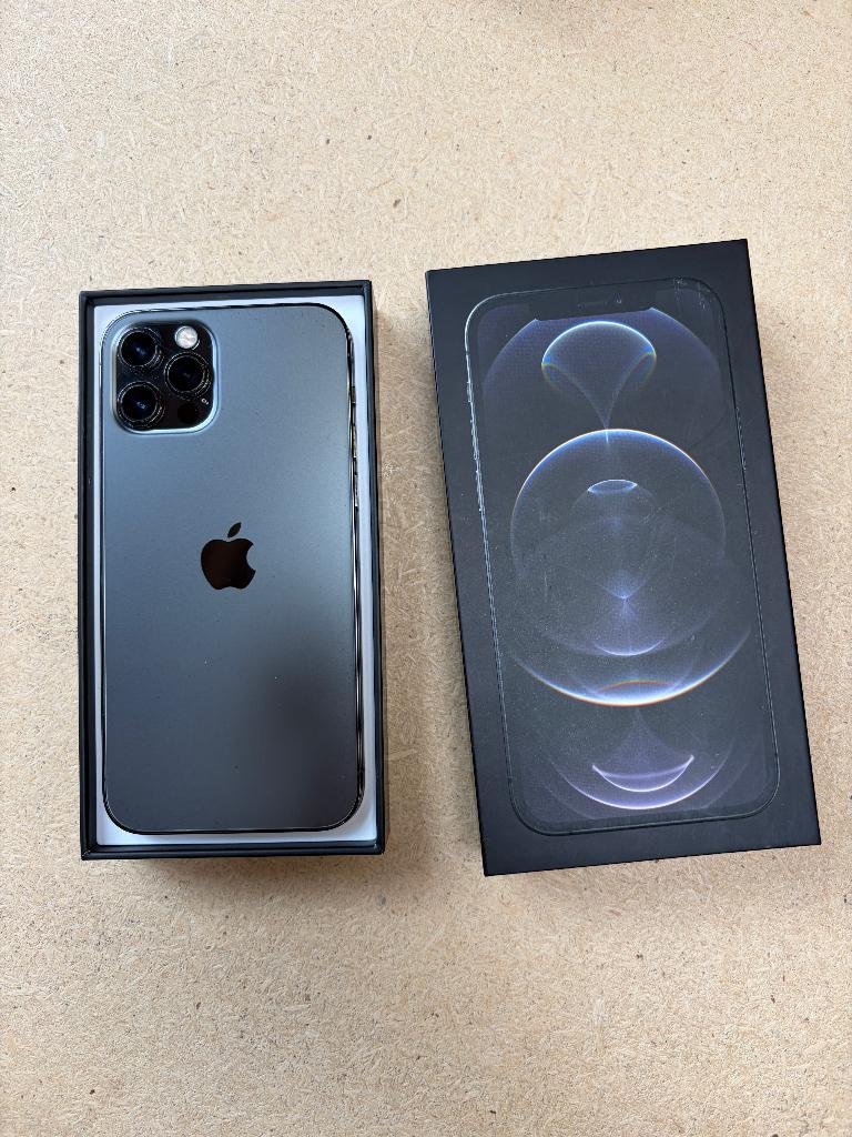 Apple iPhone 12 Pro 128gb ZGAN, Ophalen, 128 GB, 75 %, Zwart