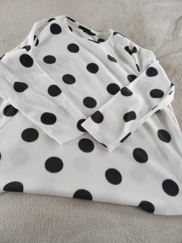 HUISPAK FLEECE, Wit, Maat 46/48 (XL) of groter, Nieuw, Esmara