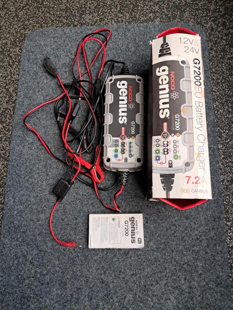 Noco Genius acculader.  z.g.a.n. weinig gebruikt., Ophalen, Zo goed als nieuw, Overige schalen, Onderdeel