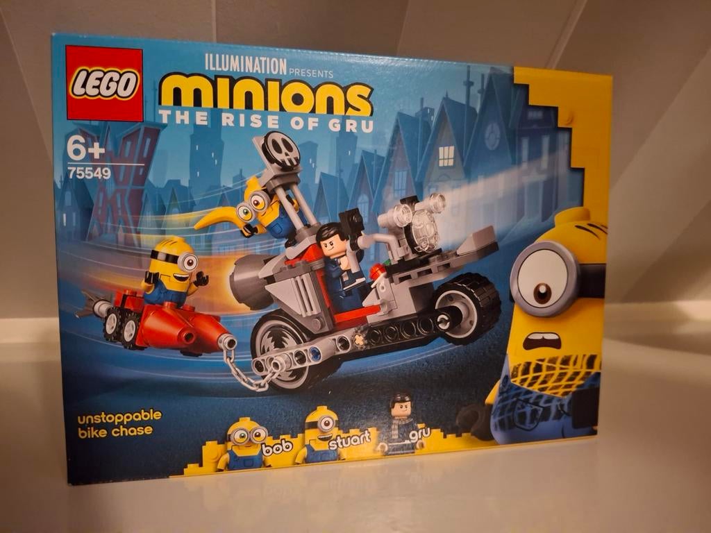 LEGO Minions 75549 Onstuitbare Motorachtervolging, Ophalen of Verzenden, Nieuw