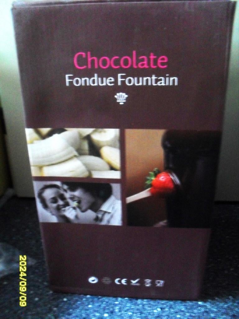 Chocolade fondueset Zo Goed Als Nieuw of Nieuw, Ophalen of Verzenden, Zo goed als nieuw, Elektrisch, Fondueset