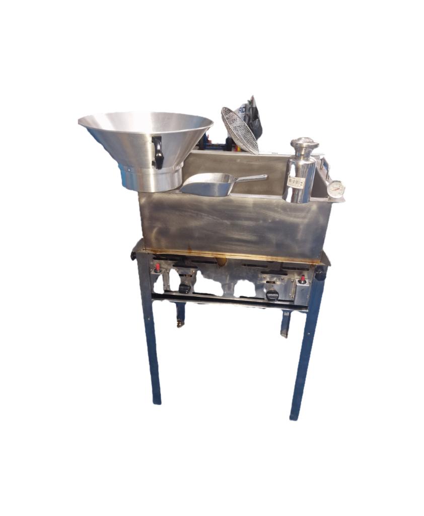 Frituur friteuse oliebollen oliebollenbak huren bensan enter, Ophalen