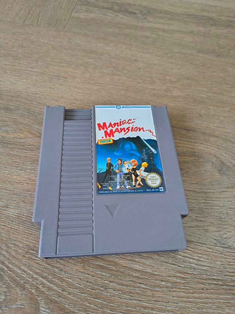 Maniac Mansion NES Spel - Goede Staat, 1 speler, Ophalen of Verzenden, Gebruikt, Avontuur en Actie