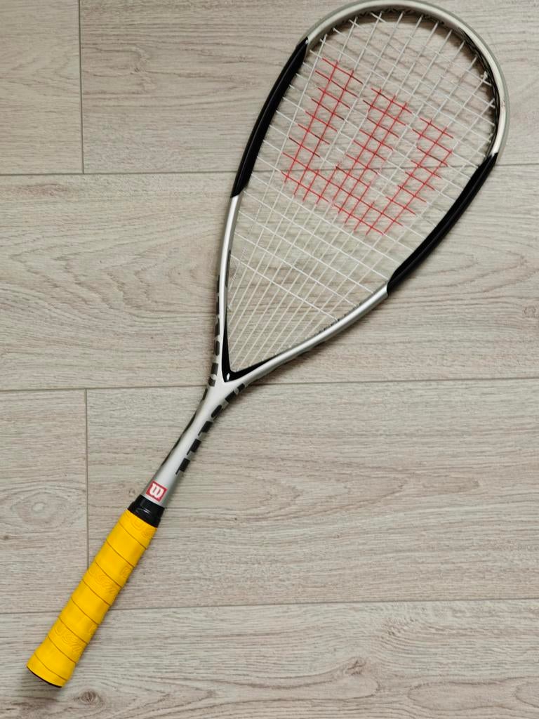 Squash racket Wilson Hammer 110 z.g.a.n., Ophalen of Verzenden, Zo goed als nieuw