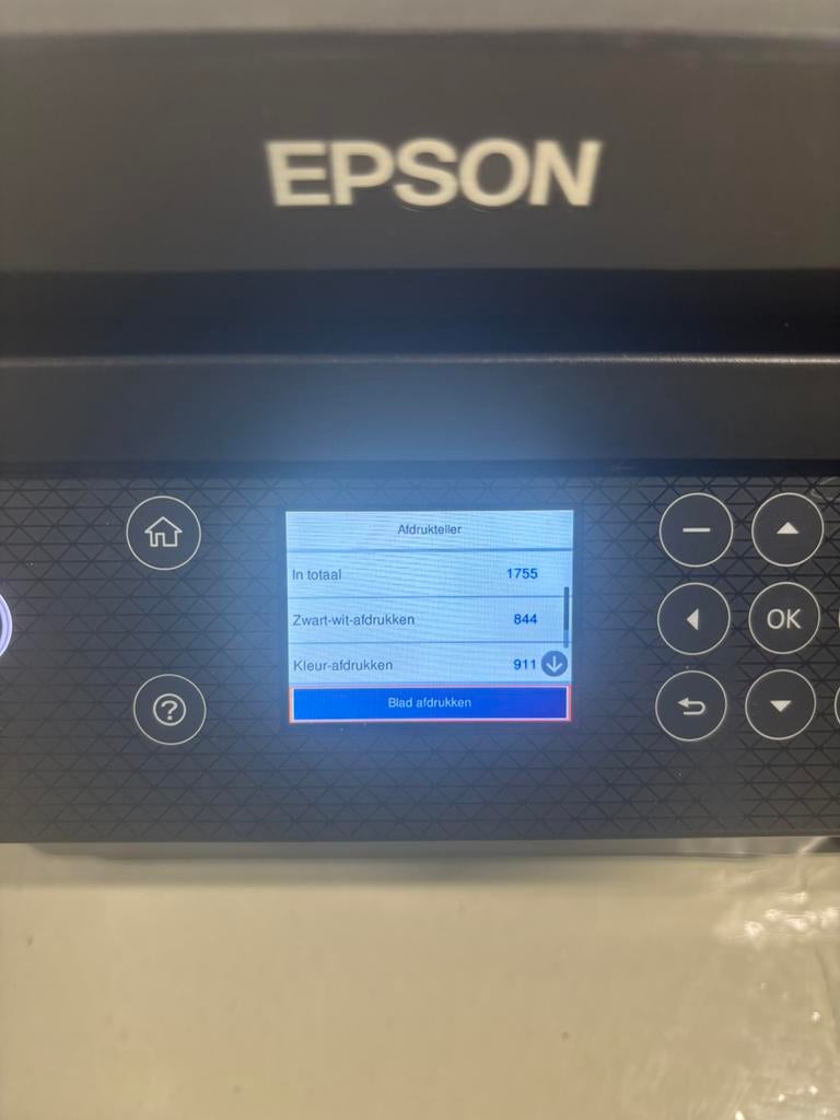 Epson EcoTank ET-3850 Printer - Zo goed als nieuw, Computers en Software, Printers, EPSON, EPSON, Inkjetprinter, Ophalen of Verzenden