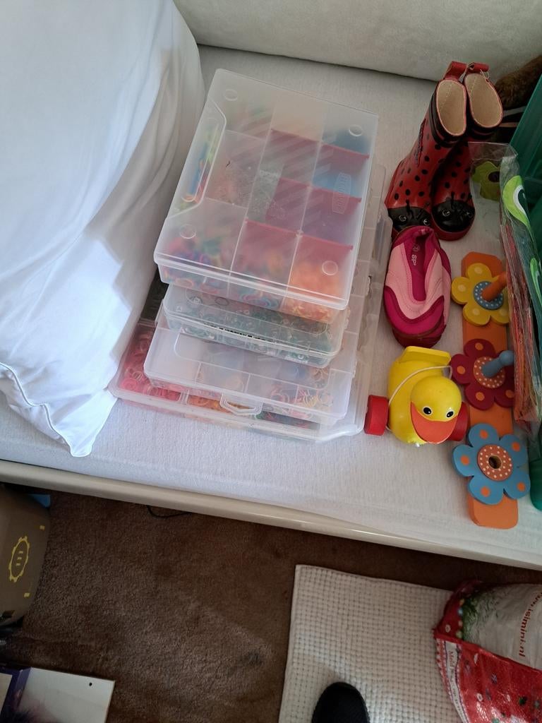 Elestiekjes loom, Ophalen