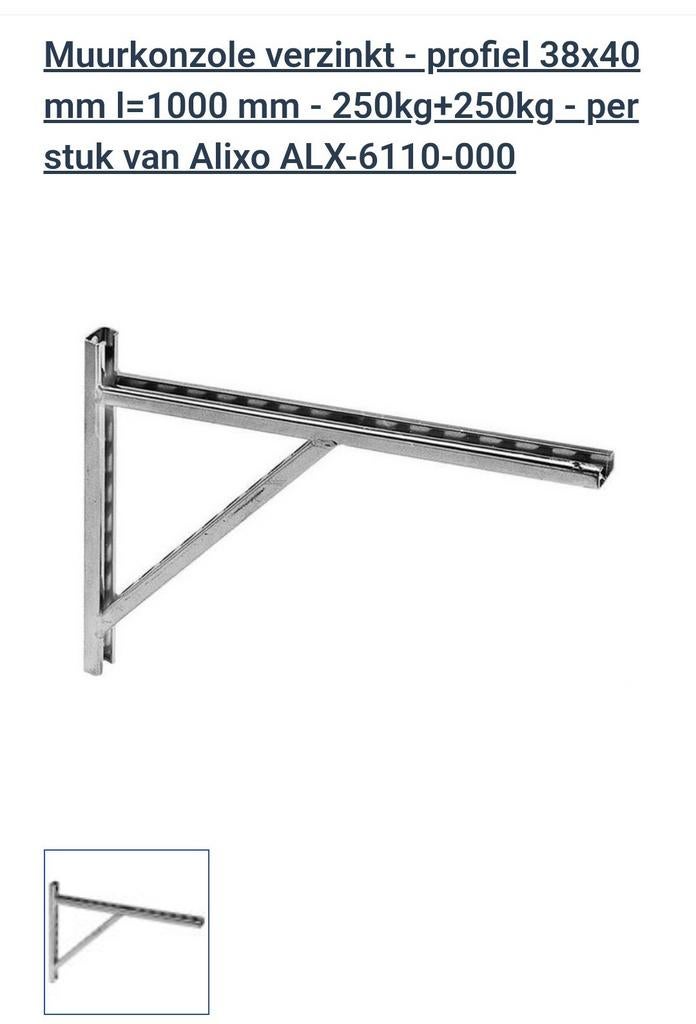 Nieuwe Muurbeugels/muurkonzole.   4 stuks, Raamkozijn, Nieuw, Hout, Ophalen