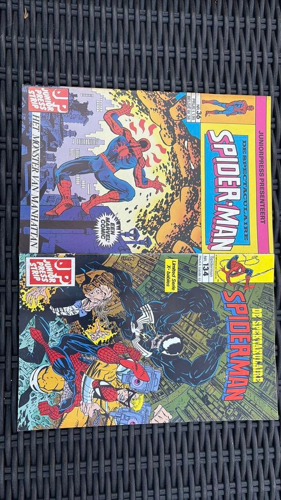 Set van 18 Spiderman & Batman comics, Boeken, Meerdere comics, Ophalen of Verzenden, Gelezen, Europa