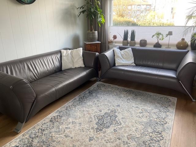 Rolf Benz set 322, Huis en Inrichting, Ophalen, Gebruikt, Tijdloos, Leer