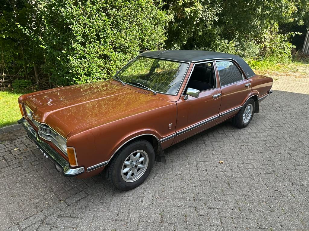 Ford  Taunus GXL 1974 automatic, 15 km/l, Bruin, 4 stoelen, 610 kg